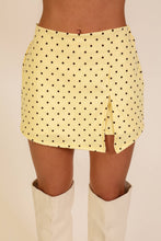 Load image into Gallery viewer, Polka Dot Front Slit Skort