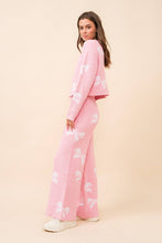 Load image into Gallery viewer, Bow Print Cozy Sweater Set