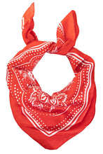 Load image into Gallery viewer, Light Paisley Design Square Bandana Scarf