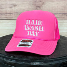 Load image into Gallery viewer, Hair Wash Day | LC Elizabeth Original | Embroidered Trucker Hat