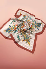 Load image into Gallery viewer, LARGE FLORAL PRINT BANDANA SCARF