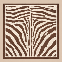 Load image into Gallery viewer, Large Vintage Zebra Print Bandana Scarf