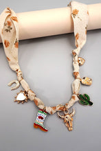 Load image into Gallery viewer, SCARF CHARM NECKLACE-BOOT CACTUS HAT HEART | 80N92365