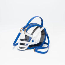 Load image into Gallery viewer, Clear Gameday Football Helmet Satchel/Crossbody Bag