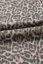 Load image into Gallery viewer, Leopard Frayed Edge Wide Leg Jeans