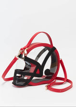 Load image into Gallery viewer, Clear Gameday Football Helmet Satchel/Crossbody Bag
