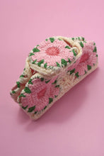 Load image into Gallery viewer, JUMBO HANDMADE CROCHET FLORAL HAIR CLAW CLIPS | 40H938