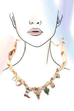 Load image into Gallery viewer, SCARF CHARM NECKLACE-BOOT CACTUS HAT HEART | 80N92365