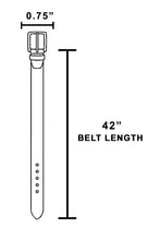 Load image into Gallery viewer, Circle Buckle Leather Belt