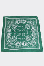Load image into Gallery viewer, Light Paisley Design Square Bandana Scarf