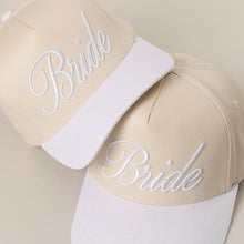 Load image into Gallery viewer, BRIDE Embroidered  Canvas Two-Tone Trucker Hat