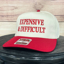 Load image into Gallery viewer, Expensive &amp; Difficult | LC Elizabeth Original | Embroidered Trucker Hat