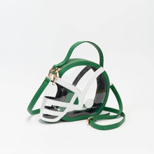 Load image into Gallery viewer, Clear Gameday Football Helmet Satchel/Crossbody Bag
