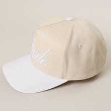 Load image into Gallery viewer, BRIDE Embroidered  Canvas Two-Tone Trucker Hat