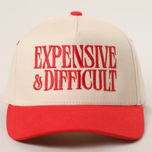 Load image into Gallery viewer, EXPENSIVE and DIFFICULT Embroidered Trucker Hat
