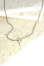 Load image into Gallery viewer, CLASSIC MINI CROSS NECKLACE