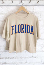 Load image into Gallery viewer, FLORIDA PUFF GRAPHIC LONG CROP TOP