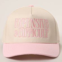 Load image into Gallery viewer, EXPENSIVE and DIFFICULT Embroidered Trucker Hat