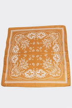 Load image into Gallery viewer, Light Paisley Design Square Bandana Scarf