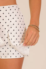 Load image into Gallery viewer, Polka Dot Front Slit Skort