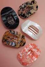 Load image into Gallery viewer, Jumbo Lay Flat Oval Hair Claw Clips Secure Styling | 40H993