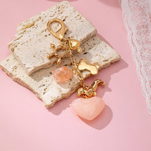 Load image into Gallery viewer, BAG CHARM-HEART DOG BONE BAG CHARM KEY CHAIN | 80K095