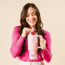 Load image into Gallery viewer, 40 oz Lifestyle Flip Straw Tumbler–Oh So Fancy Pink