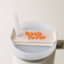 Load image into Gallery viewer, Tumbler Lid Tag-Book Lover