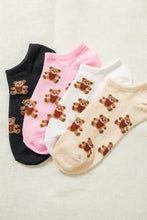 Load image into Gallery viewer, Cute Bear Socks, 6 Pairs in 1 Pack