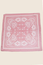 Load image into Gallery viewer, Light Paisley Design Square Bandana Scarf