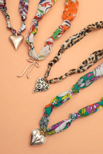 Load image into Gallery viewer, HANDMADE PRINTED SCARF NECKLACE