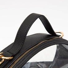 Load image into Gallery viewer, Clear Gameday Football Stitch Detail Crossbody Bag