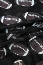 Load image into Gallery viewer, Game Day Football Mesh Sheer Long Sleeve Top: Black / XL