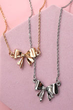 Load image into Gallery viewer, MINI BOW RIBBON NECKLACE