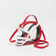 Load image into Gallery viewer, Clear Gameday Football Helmet Satchel/Crossbody Bag