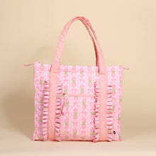 Load image into Gallery viewer, The Everyday Quilted Tote Bag–Oh So Fancy Pink