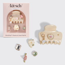 Load image into Gallery viewer, KitschPop™️ Cloud Clip 7pc Set Vintage - Pearlized Cream