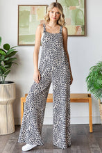 Load image into Gallery viewer, Animal Print Overall Jumpsuit J5891