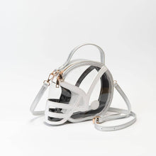 Load image into Gallery viewer, Clear Gameday Football Helmet Satchel/Crossbody Bag
