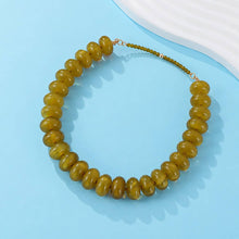 Load image into Gallery viewer, Chunky Beaded Natural Swirl Statement Necklace