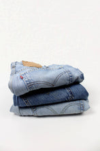 Load image into Gallery viewer, High-Rise Upcycled Denim Cutoff Shorts - Original