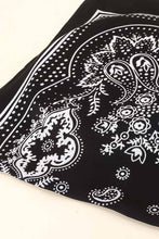 Load image into Gallery viewer, Light Paisley Design Square Bandana Scarf
