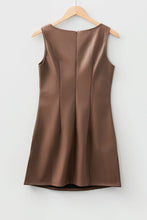 Load image into Gallery viewer, Vegan Leather Sleeveless Mini Dress