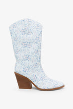 Load image into Gallery viewer, DAYLA - [Open Sizing] Chic Floral Print Western Boots 