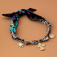 Load image into Gallery viewer, HANDMADE ANIMAL DESIGN SCARF NECKLACE - CROSS SUN