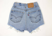 Load image into Gallery viewer, High-Rise Upcycled Denim Cutoff Shorts - Original