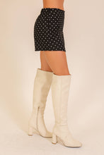 Load image into Gallery viewer, Polka Dot Front Slit Skort