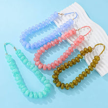 Load image into Gallery viewer, Chunky Beaded Natural Swirl Statement Necklace