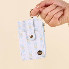 Load image into Gallery viewer, Keychain Wallet–Oh So Fancy Blue
