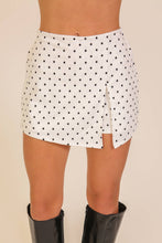 Load image into Gallery viewer, Polka Dot Front Slit Skort